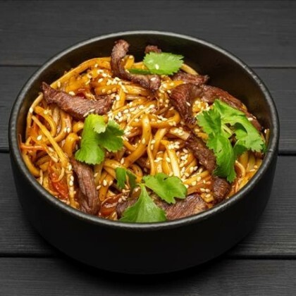 Удон с говядиной