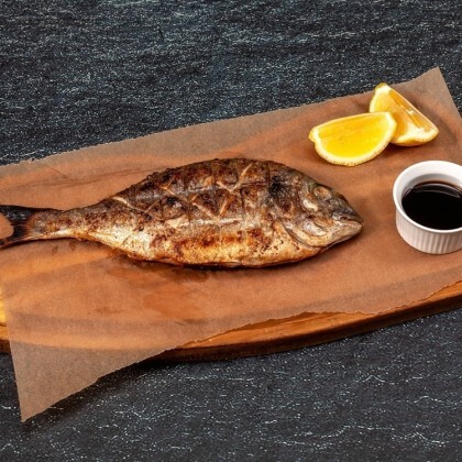 Дорадо на мангале