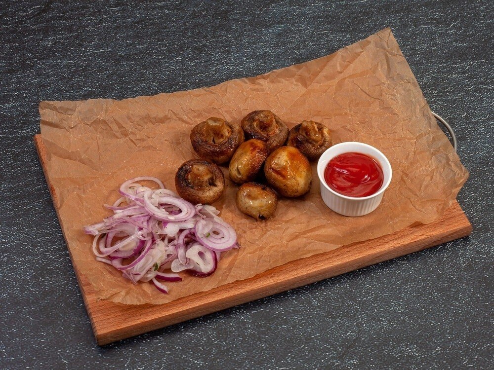 Шашлык из шампиньонов