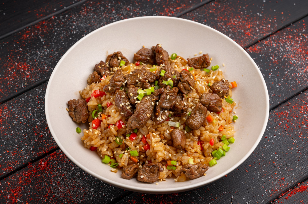 Тяхан с говядиной