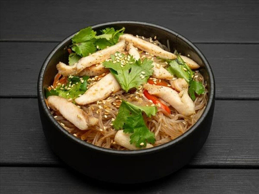 Фунчоза с курицей