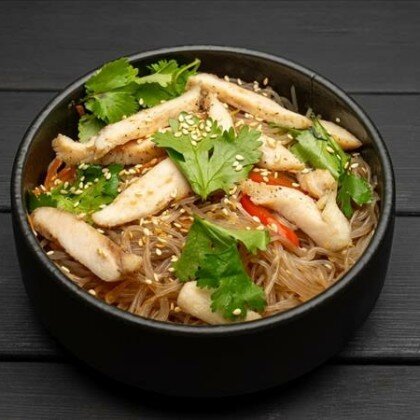 Фунчоза с курицей