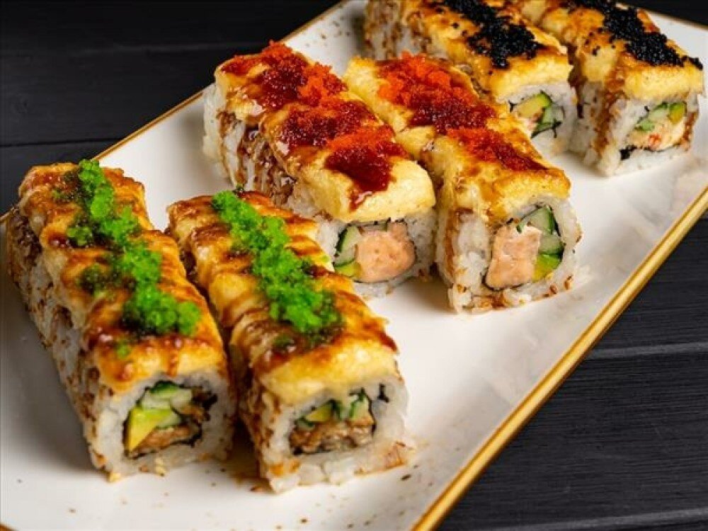 Сет запечённых роллов