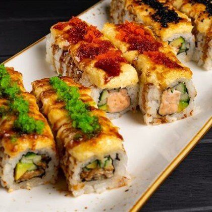 Сет запечённых роллов