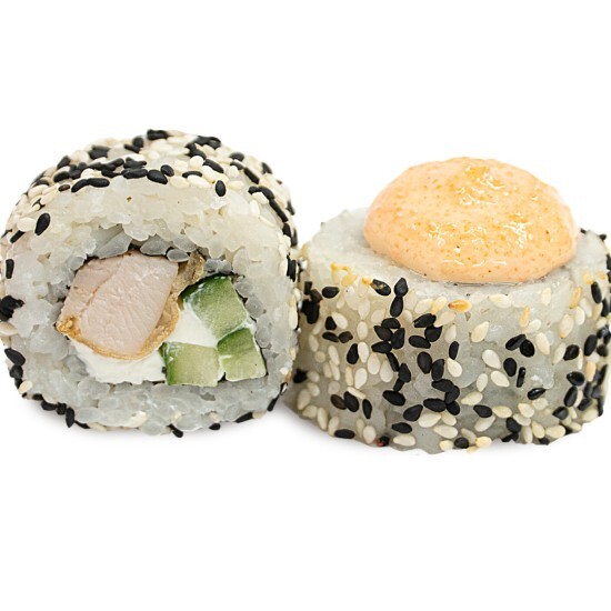 Ролл Сэнсей с курицей запеченный