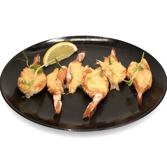 Креветки гриль с соусом том ям