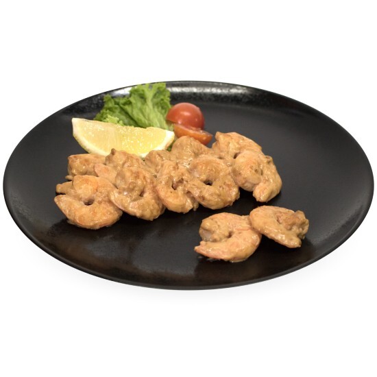 Тигровые креветки в сливочно-чесночном соусе