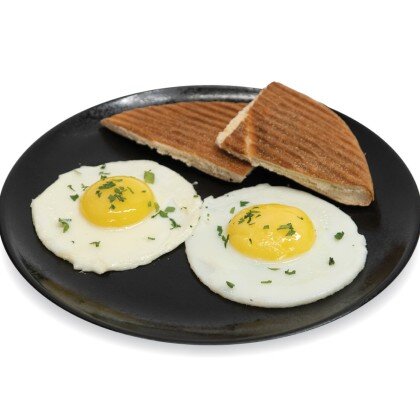 Яичница-глазунья из двух яиц