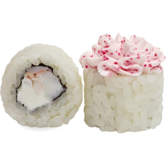 Ролл Лава с тигровой креветкой