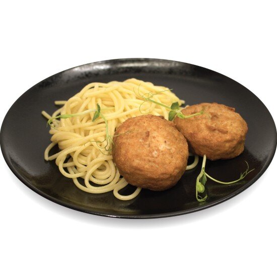 Котлеты куриные Детство со спагетти