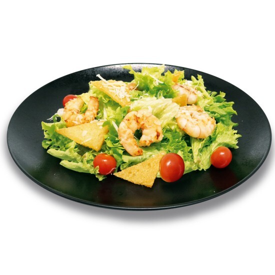 Салат Цезарь с креветкой