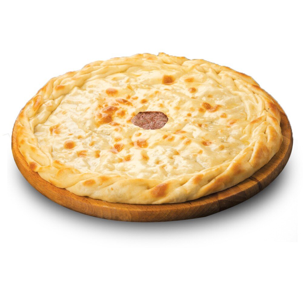 Осетинский пирог с копченой курицей и сыром