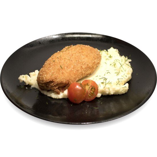 Котлета по-Киевски с картофельным пюре