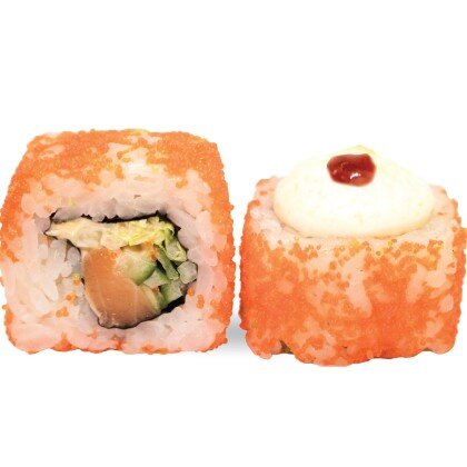 Ролл запеченный Калифорния чиз Лосось