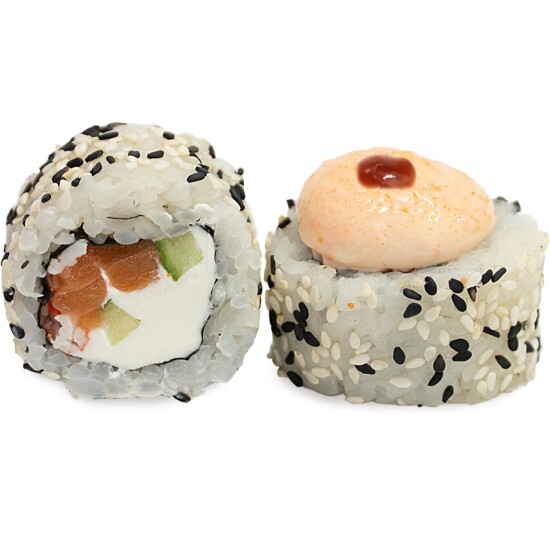 Ролл Сэнсей с лососем запеченный