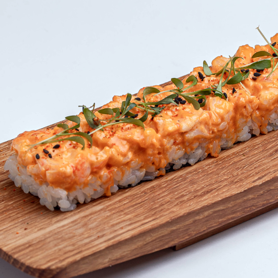 Осидзуси с креветкой в соусе том-ям