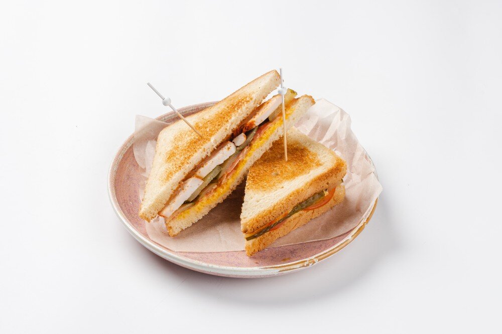 Сендвич с запеченной курочкой