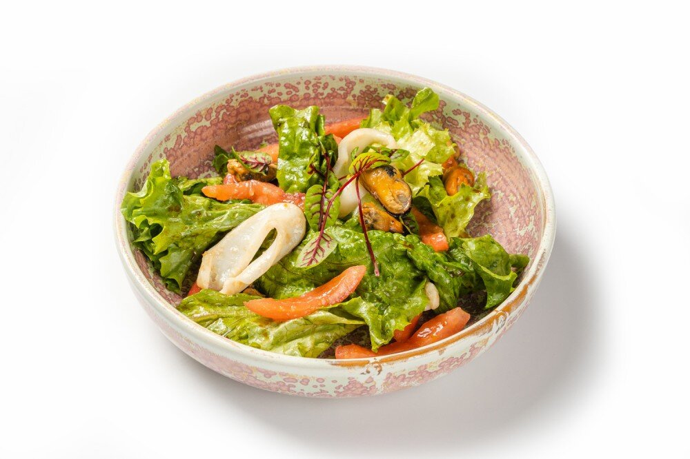 Теплый с морепродуктами