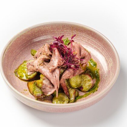 Пряный картофельный с ростбифом