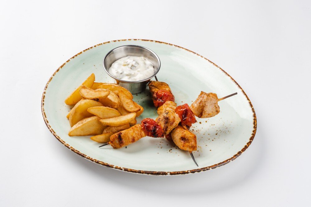 Шашлычки из куриного филе