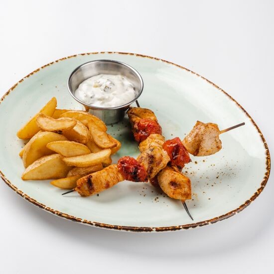 Шашлычки из куриного филе