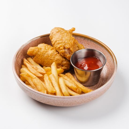 Жареные куриные крылышки