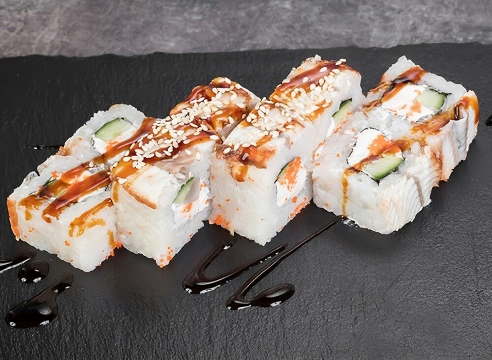 Ролл Филадельфия с угрём