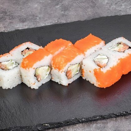 Ролл Калифорния с лососем