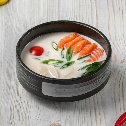 Суп Сырный с лососем