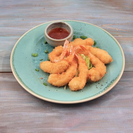 Креветки темпура