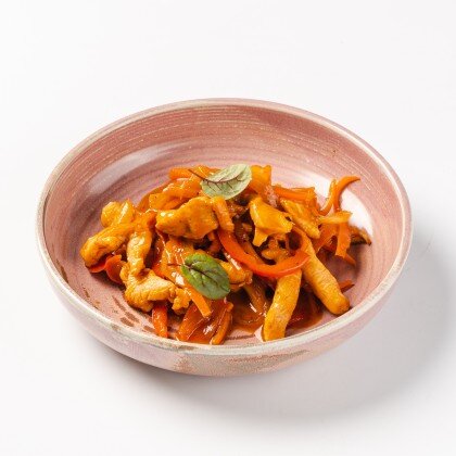 Поджарка из куриного филе