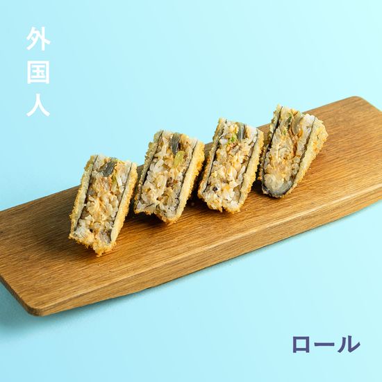 Теплый тако-ролл с угрем