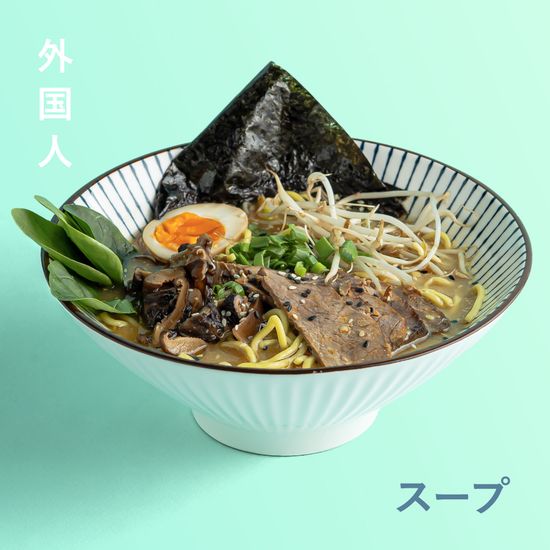 Рамен сырный с говядиной