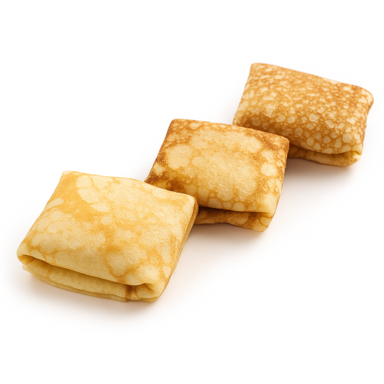 Блины с ветчиной и сыром