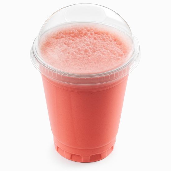 Клубничный молочный коктейль