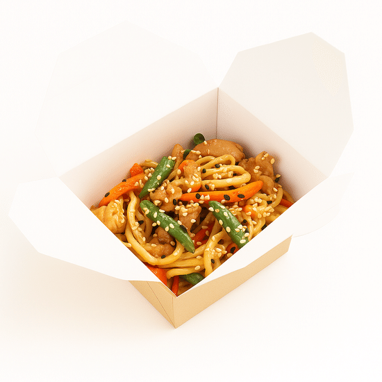 Удон с курицей