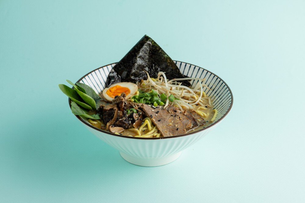 Рамен сырный с говядиной