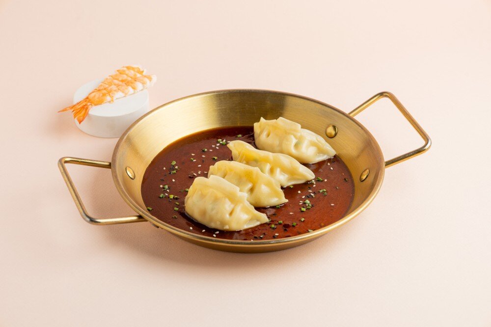 Гедза с креветкой на пару 4шт