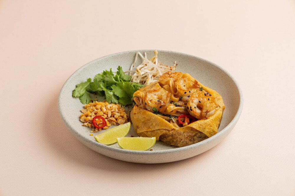 Лапша Пад Тай с креветками