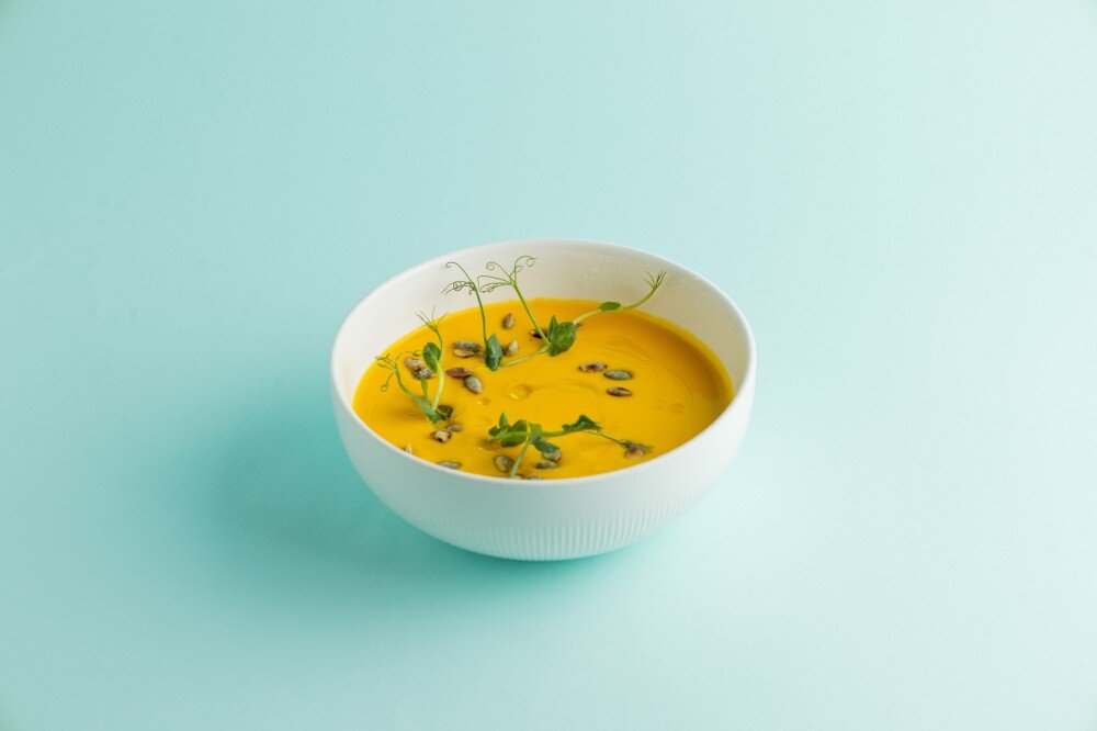 Тыквенный крем-суп со сливками