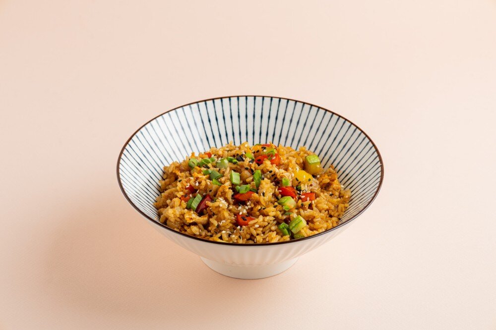 Вок Рис с овощами