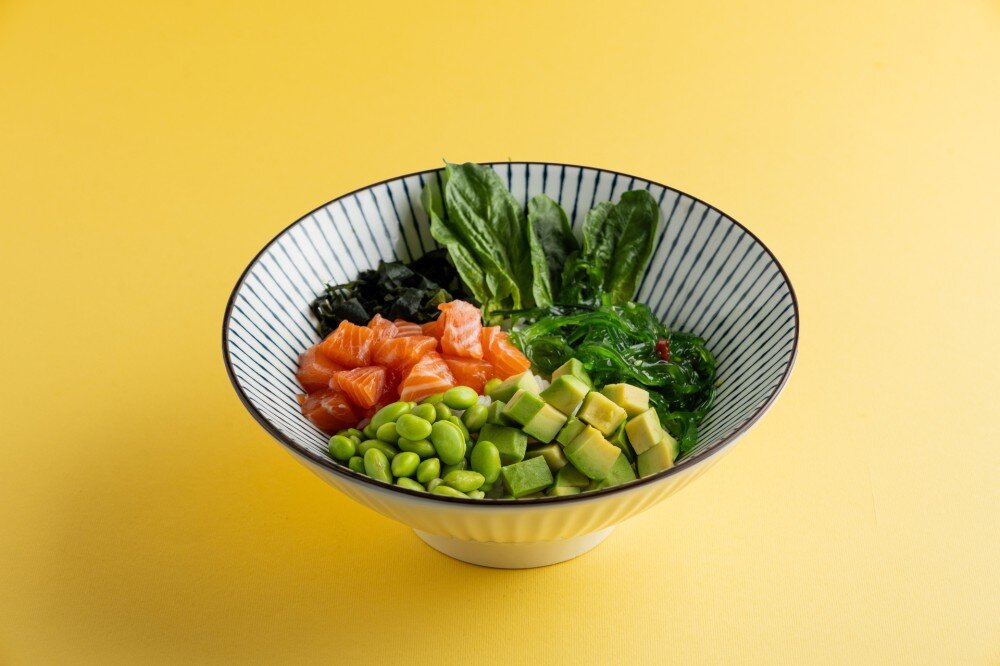 Поке боул с лососем