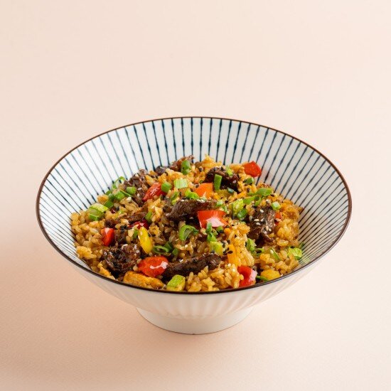 Вок Рис с говядиной