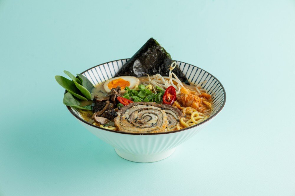 Рамен мисо кимчи со свининой