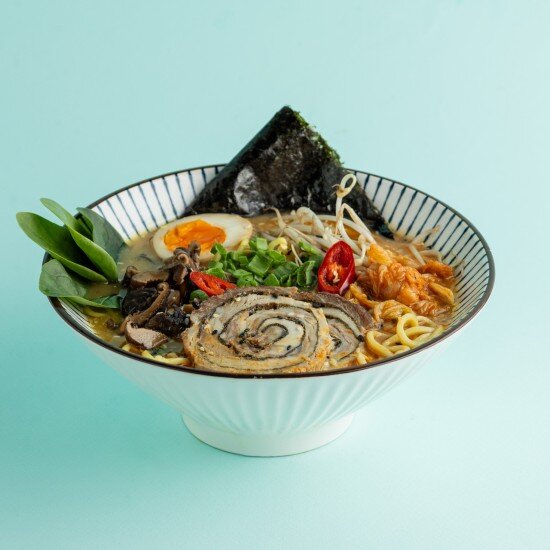 Рамен мисо кимчи со свининой