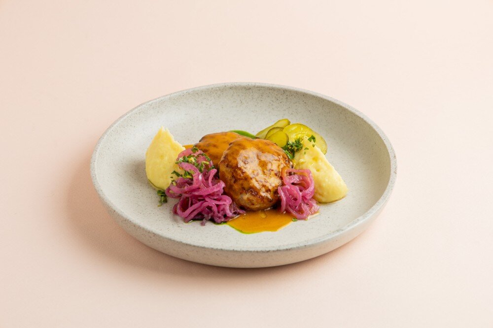 Куриные котлеты с пюре