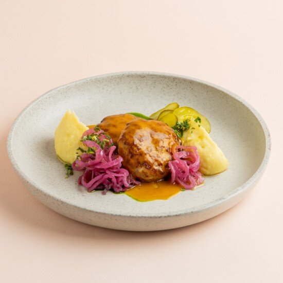 Куриные котлеты с пюре