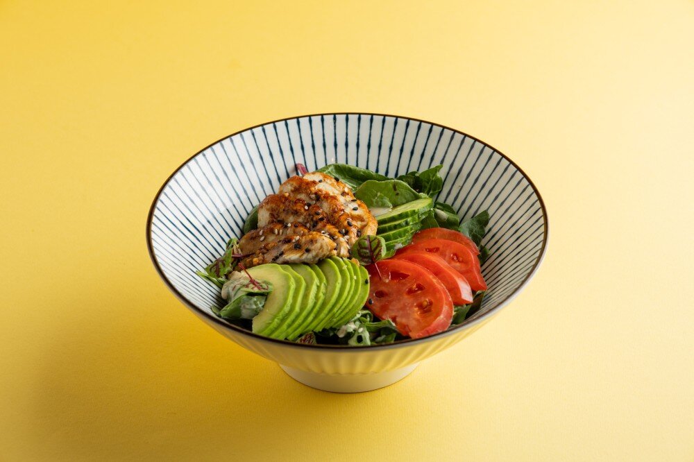 Салат с угрем