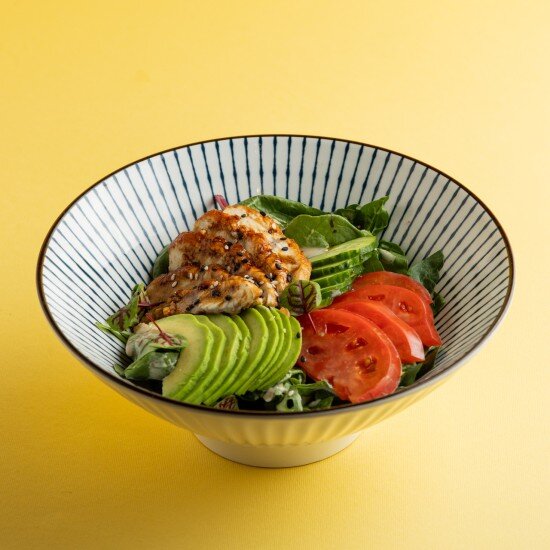 Салат с угрем