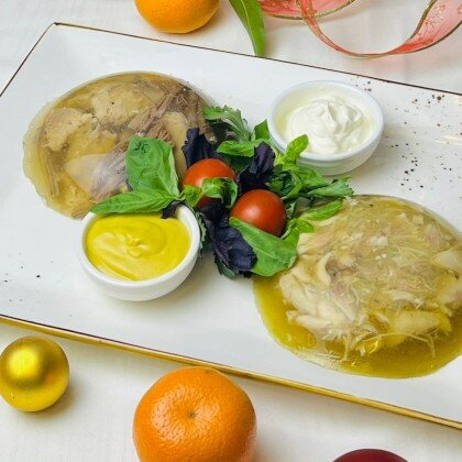 Заливное из курицы
